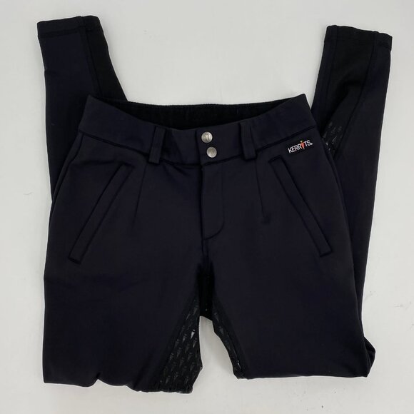 Kerrits Black Mid-Rise Skinny Leggings | Size S - Picture 2 of 6